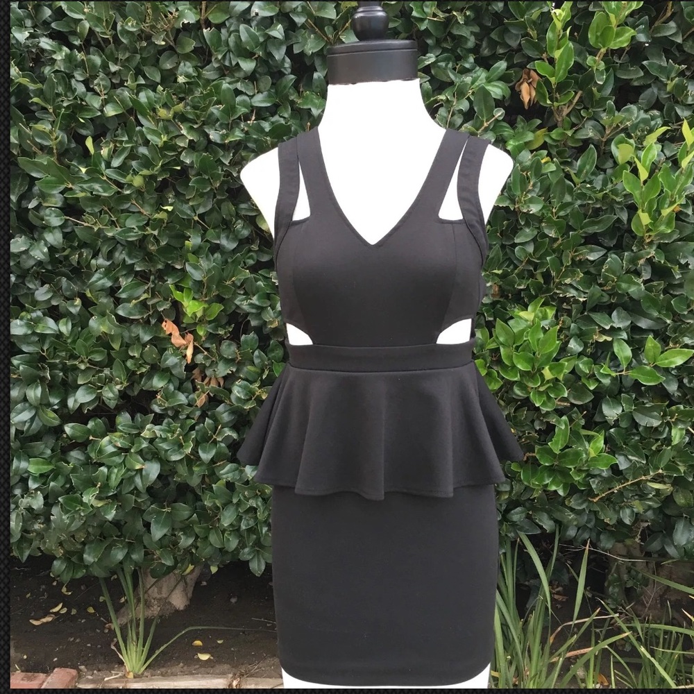 Urban Outfitters Sparkle & Fade Black Dress 2 - Picture 2 of 6